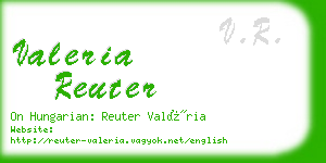 valeria reuter business card